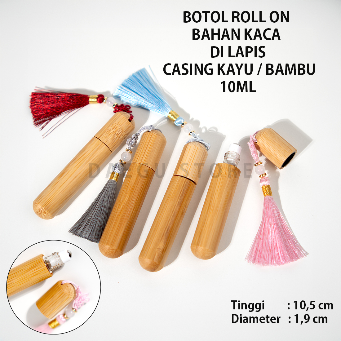 Botol Roll On 10ml (DGRLCNY)
