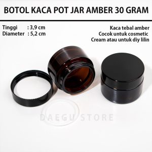 Botol Pot Jar Kaca 30gr (POT)