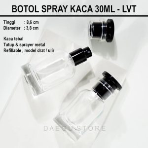 Botol Spray Kaca 30ml lvt (DGLOUIS)