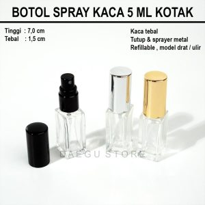 Botol Spray Kaca 5ml (SQ5)