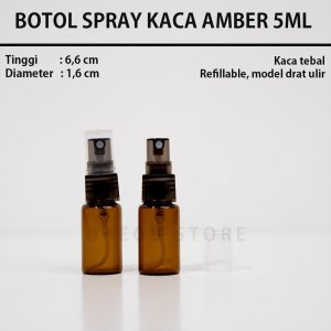 Botol Spray Kaca 5ml (GDT5XY)