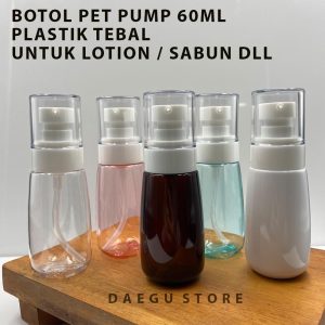 Botol Pump Plastik Pet 60ml (PUMP60)