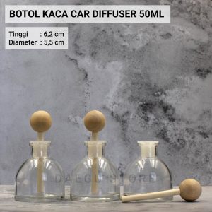 Botol Reed Diffuser Mobil / Ruangan 50ml (PTLXY)