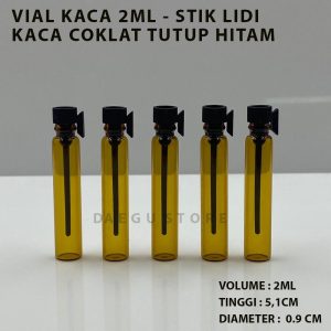 Botol Vial 2ml Kaca Amber (V2AML)