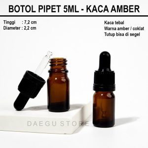 Botol Pipet Kaca 5ml (DAEGU5)