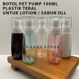 Botol Plastik Pet Pump 100ml (PUMP100)