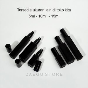 Botol Roll On Kaca 15ml (DGBLACKSPRY)