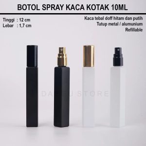 Botol Spray Kaca 10ml (PUTIHHXY)