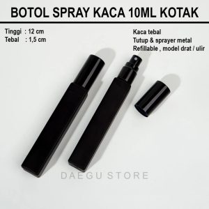 Botol Spray Kaca 10ml (DGBLACKSPRY)