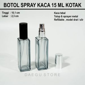 Botol Spray Kaca 15ml (DGHT15)