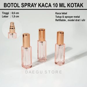 Botol Spray Kaca 10ml (DGPINK)