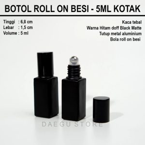 Botol Roll On 5ml (DGBLACKROLL)
