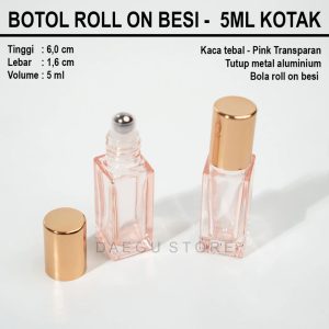 Botol Roll On 5ml (DGPINKSPRY)