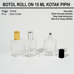 Botol Roll On 15ml (DGRLPPH15)