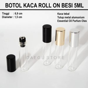 Botol Roll On 5ml (CLR5)