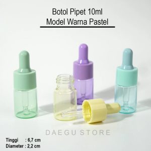 Botol Pipet Kaca 10ml (DGPASTEL10)