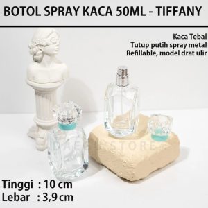 Botol Spray Kaca 50ml (DGTIFF50)