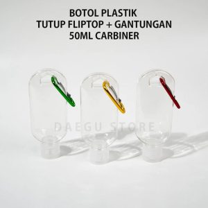 Botol Plastik Tutup FlipTop 50ml  (FT50XY)