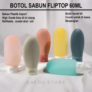 Botol Sabun Fliptop 60ml (60MLBDG)