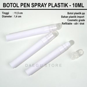 Botol Pen Plastik Spray 10ml (PENSUSUDG)