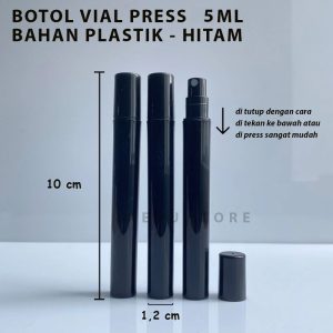 Botol Plastik Vial Spray 5ml Easy Press (A39)