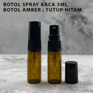Botol Spray Kaca Amber 3ml (Q24)