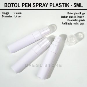 Botol Pen Spray Plastik 5ml (PENSUSU5DG)
