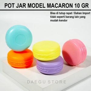 Botol Pot Jar Tin Plastik 10 gram Macaron (MCRDGO)