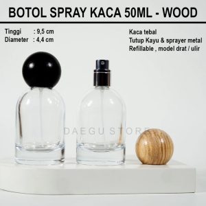 Botol Spray Kaca 50ml (DGKYBL50)