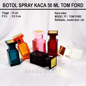 Botol Spray Kaca 50ml (TOMF50DG)