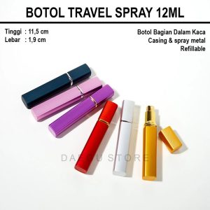 Botol Spray Kaca 10ml (12KXY)
