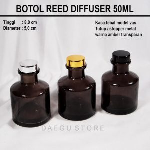 Botol Reed Diffuser Kaca Aromaterapi 50ml (VS50ABD)
