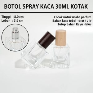 Botol Spray Kaca 30ml (DGHRK30)