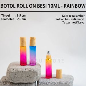 Botol Roll On Kaca 10ml (DGRNBOW10)