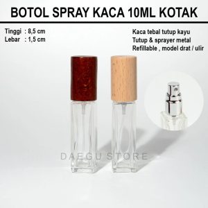 Botol Spray Kaca 10ml (WLNTBRCH)