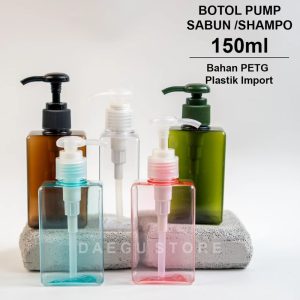 Botol Plastik Pet Sabun 150ml (150PUMP)