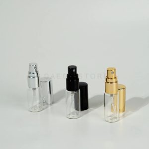 Botol Spray Kaca 5ml Tutup Metal (A23H)