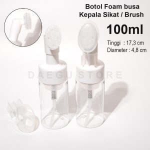 Botol Pump Foam Busa Kepala Sikat 100ml ( DGSIKAT100T )